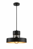 Lampa wisząca 1xE27 BOSSI BLACK