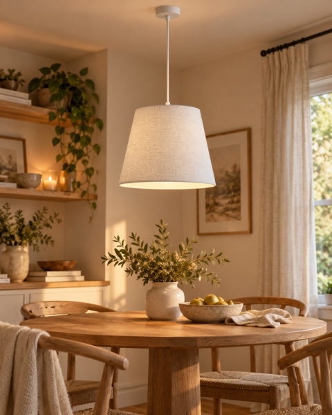 Lampa wisząca 1xE27 DEXTER WHITE
