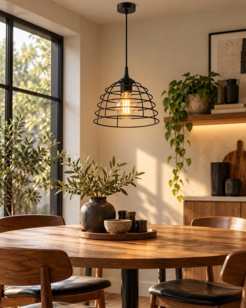 Lampa wisząca 1xE27 DON BLACK 147