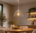 Lampa wisząca 1xE27 DON WHITE 146
