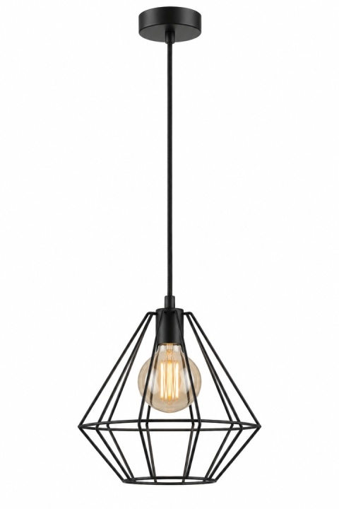 Lampa wisząca 1xE27 FARO BLACK