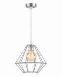 Lampa wisząca 1xE27 FARO SILVER