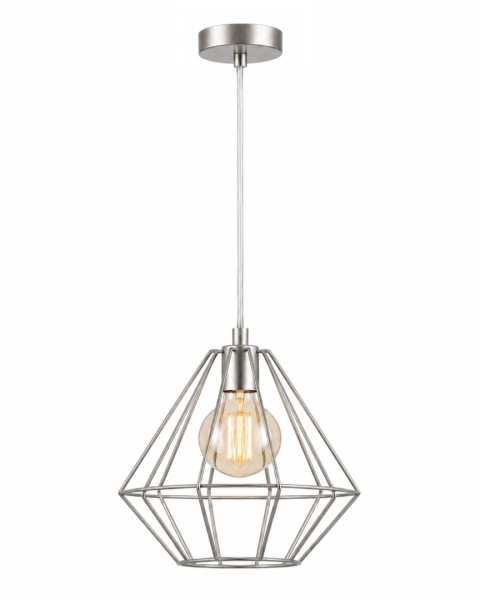 Lampa wisząca 1xE27 FARO SILVER