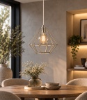 Lampa wisząca 1xE27 FARO SILVER