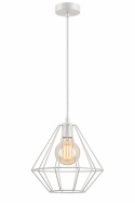 Lampa wisząca 1xE27 FARO WHITE