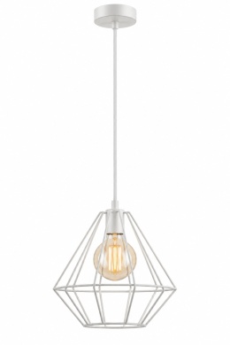 Lampa wisząca 1xE27 FARO WHITE
