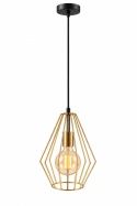 Lampa wisząca 1xE27 GEO GOLD