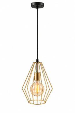 Lampa wisząca 1xE27 GEO GOLD