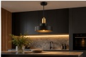 Lampa wisząca 1xE27 GIZA BLACK/GOLD