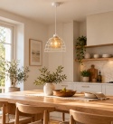 Lampa wisząca 1xE27 IDAGO NEW WHITE