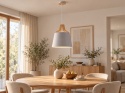 Lampa wisząca 1xE27 IVONE GREY 721