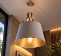 Lampa wisząca 1xE27 IVONE GREY 721