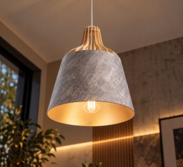 Lampa wisząca 1xE27 IVONE GREY II 722