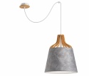 Lampa wisząca 1xE27 IVONE GREY II LONG 754