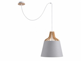 Lampa wisząca 1xE27 IVONE GREY LONG 753