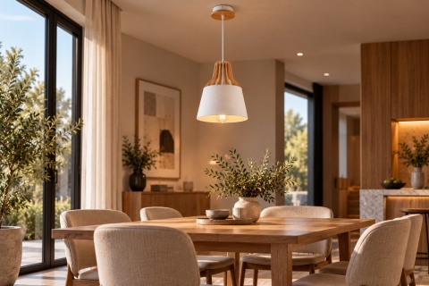 Lampa wisząca 1xE27 IVONE WHITE 720