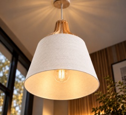 Lampa wisząca 1xE27 IVONE WHITE 720