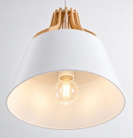 Lampa wisząca 1xE27 IVONE WHITE III 725