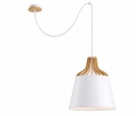 Lampa wisząca 1xE27 IVONE WHITE III LONG 757