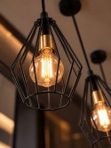 Lampa wisząca 1xE27 LEX GOLD