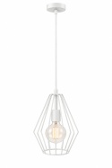 Lampa wisząca 1xE27 LEX WHITE