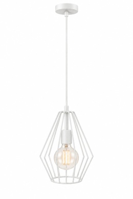 Lampa wisząca 1xE27 LEX WHITE