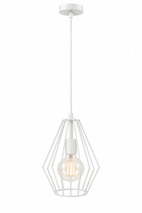 Lampa wisząca 1xE27 LEX WHITE