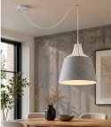 Lampa wisząca 1xE27 LEA GREY LONG 749