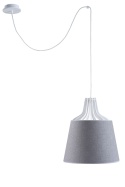 Lampa wisząca 1xE27 LEA GREY LONG 749