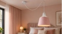 Lampa wisząca 1xE27 LEA PINK LONG 746