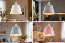 Lampa wisząca 1xE27 LEA WHITE II 705