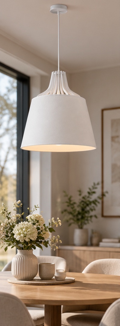 Lampa wisząca 1xE27 LEA WHITE II 705