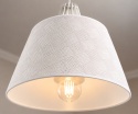 Lampa wisząca 1xE27 LEA WHITE LONG 748