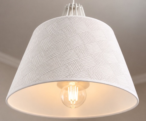 Lampa wisząca 1xE27 LEA WHITE LONG 748