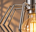 Lampa wisząca 1xE27 LUNA SILVER