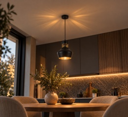 Lampa wisząca 1xE27 MOYO GOLD