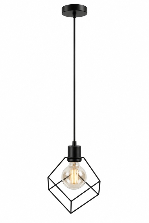 Lampa wisząca 1xE27 RUBEN BLACK