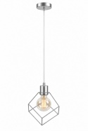 Lampa wisząca 1xE27 RUBEN SILVER