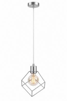 Lampa wisząca 1xE27 RUBEN SILVER