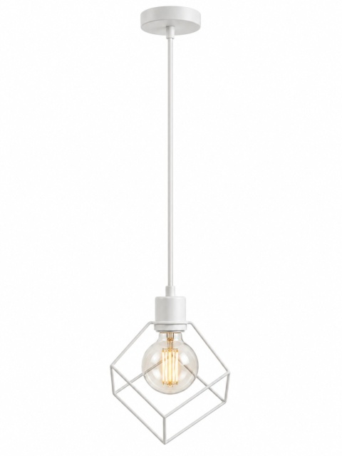Lampa wisząca 1xE27 RUBEN WHITE
