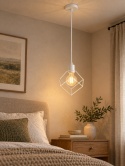 Lampa wisząca 1xE27 RUBEN WHITE
