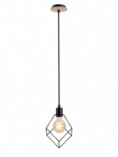 Lampa wisząca 1xE27 RUBEN WOOD