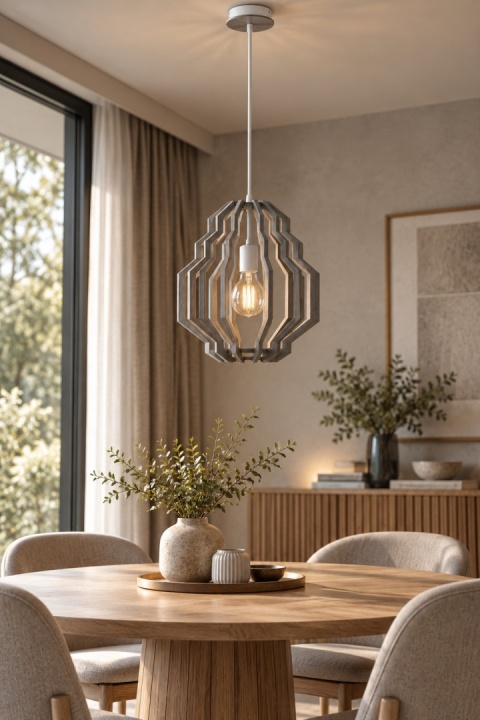 Lampa wisząca 1xE27 RUFO GREY 683