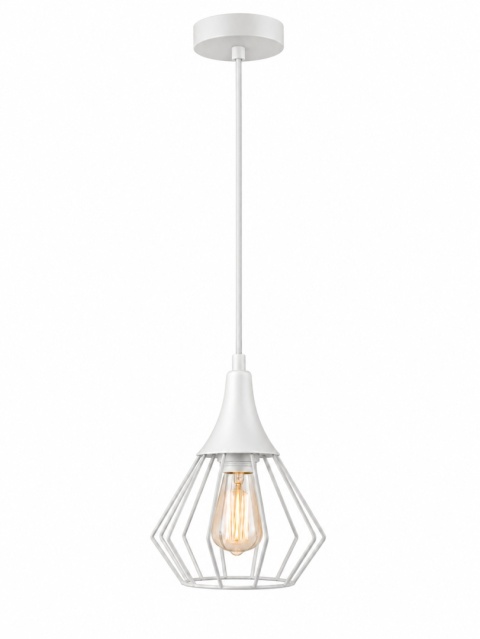 Lampa wisząca 1xE27 SELENE WHITE