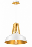 Lampa wisząca 1xE27 TRIX WHITE GOLD