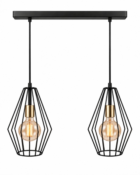 Lampa wisząca 2xE27 LEX GOLD