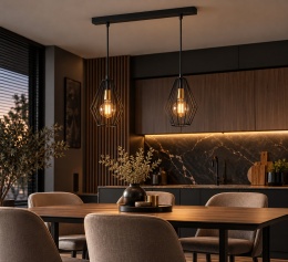 Lampa wisząca 2xE27 LEX GOLD