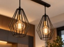 Lampa wisząca 2xE27 LEX GOLD