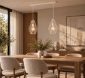 Lampa wisząca 2xE27 LEX WHITE
