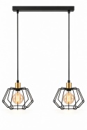 Lampa wisząca 2xE27 LUNA GOLD
